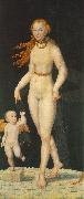 CRANACH, Lucas the Younger Venus and Amor fghe Sweden oil painting reproduction